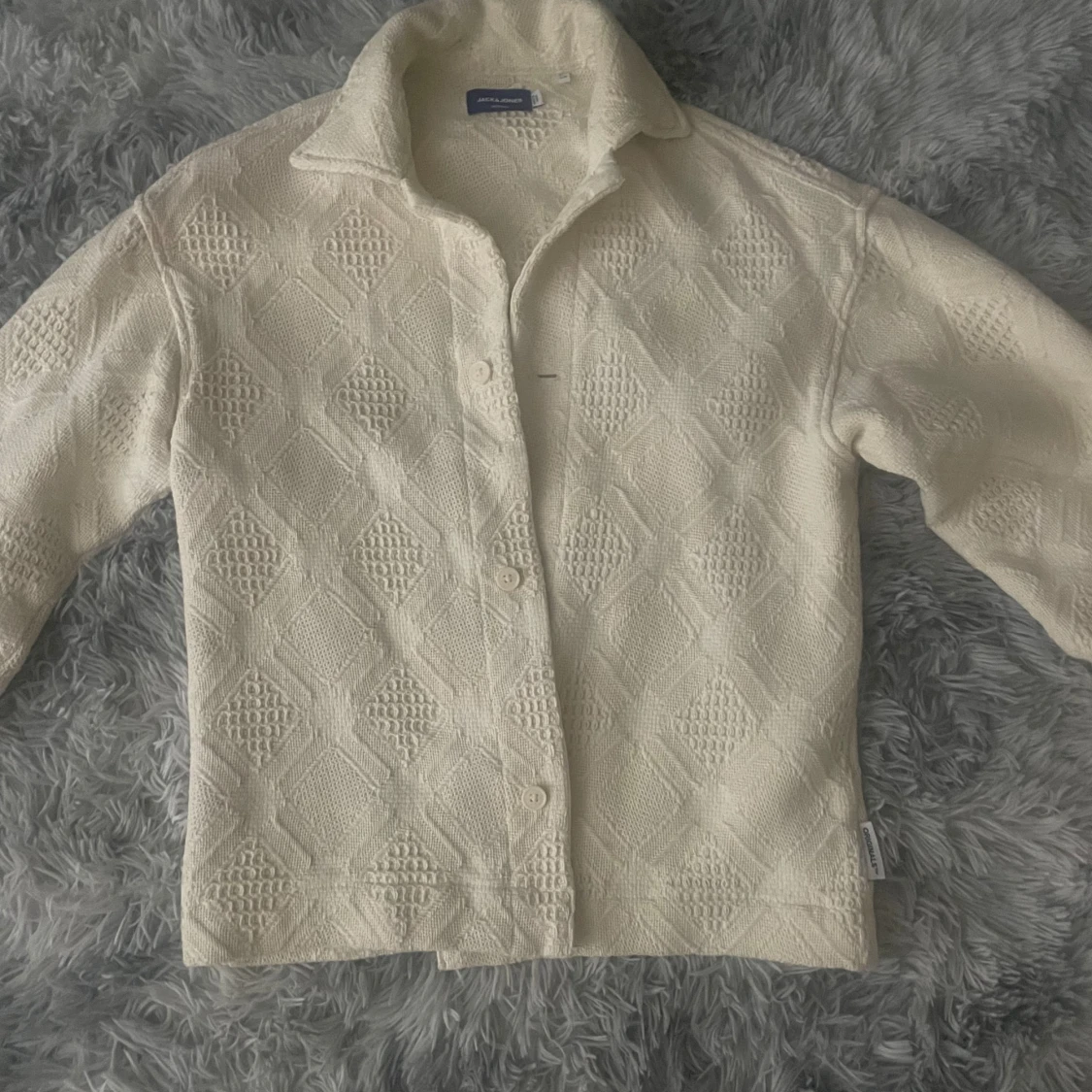 Vit overshirt/jacka från Jack & Jones