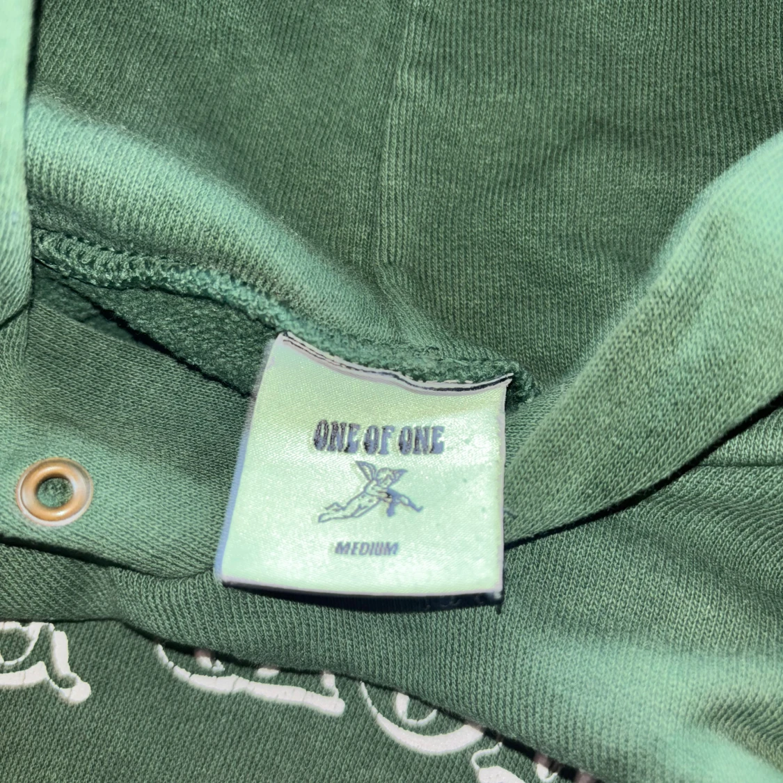 Grön hoodie One of One  - 3