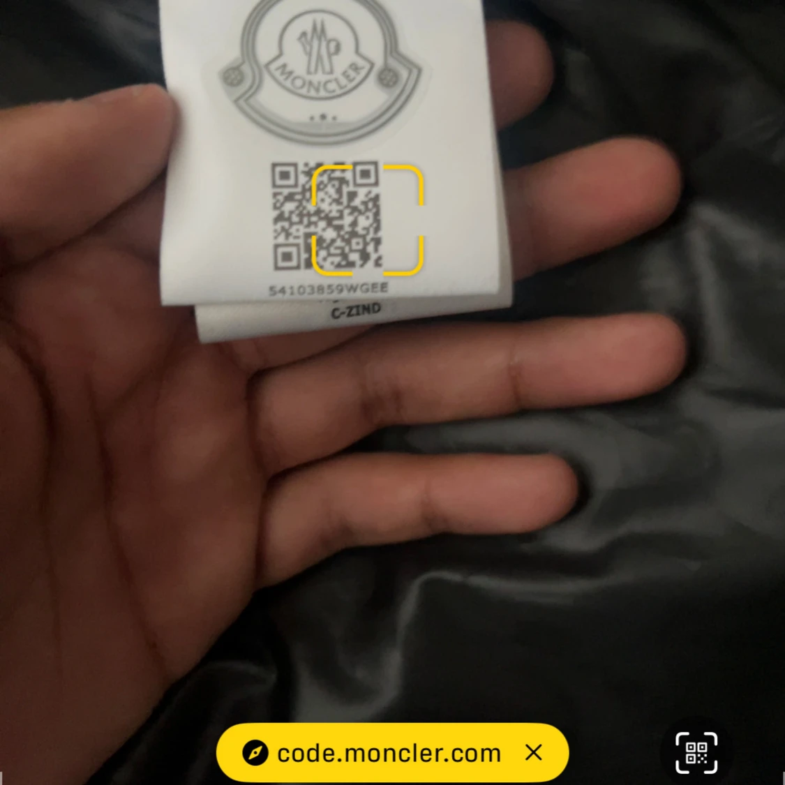 Svart Moncler pufferjacka - 2