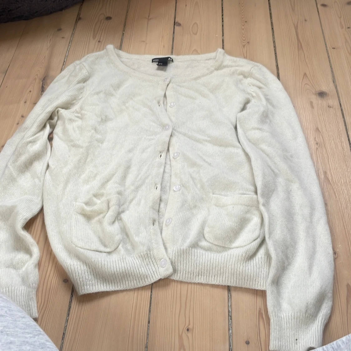 Beige kofta från H&M Basic, M