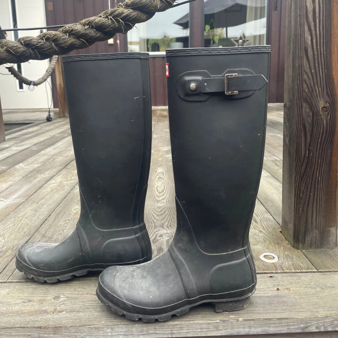 Svarta Hunter stövlar storlek 38 - 1
