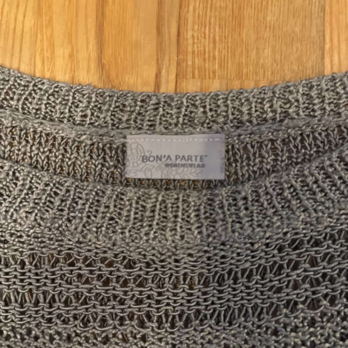Grå stickad tröja från Bon'A Parte - 2