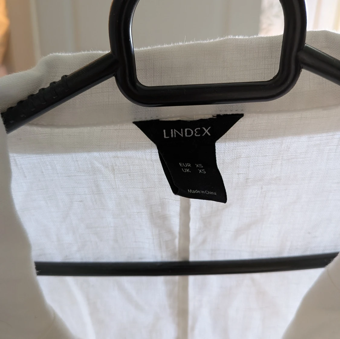 Vit linneskjorta från Lindex XS - 2