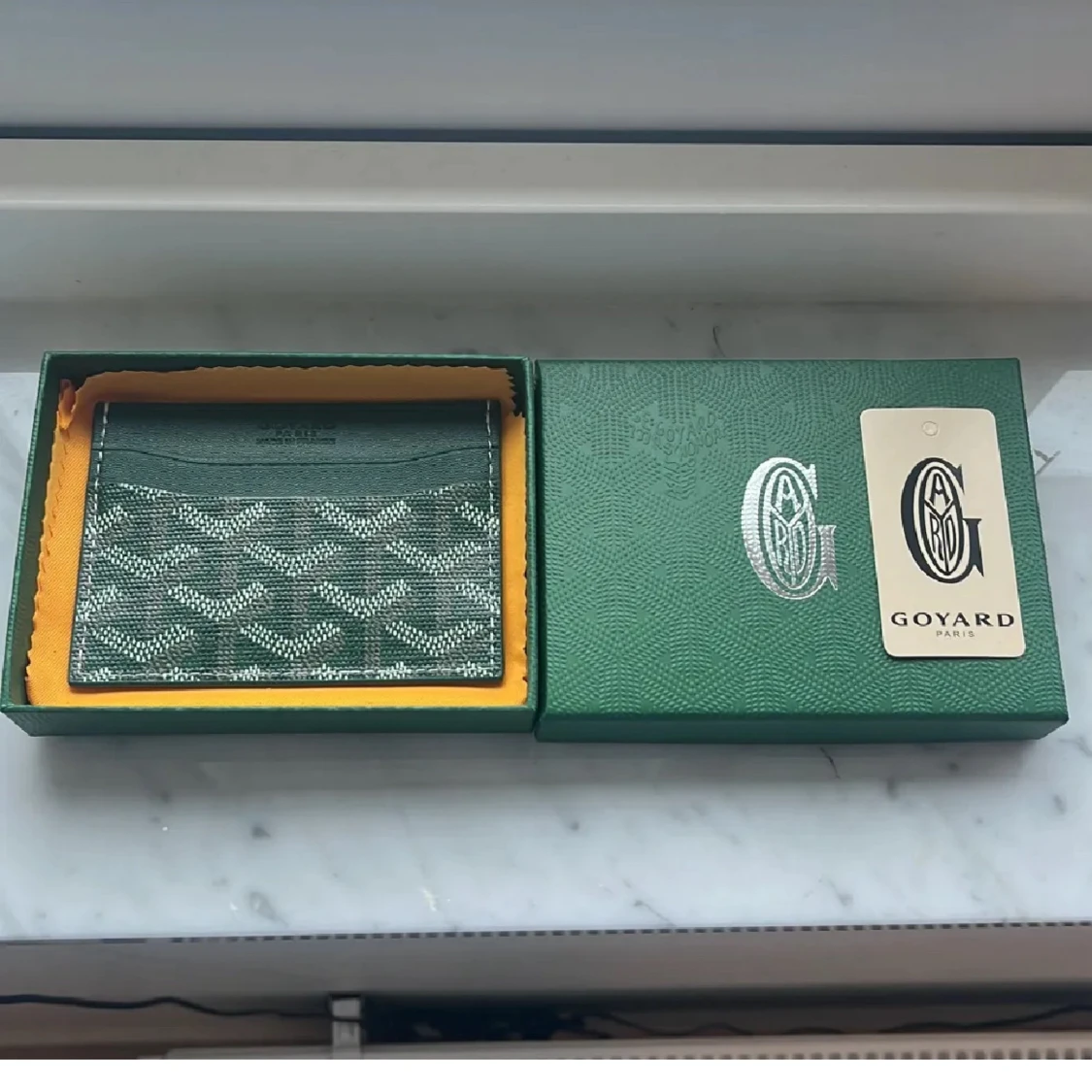 Grön gojard korthållare - 3