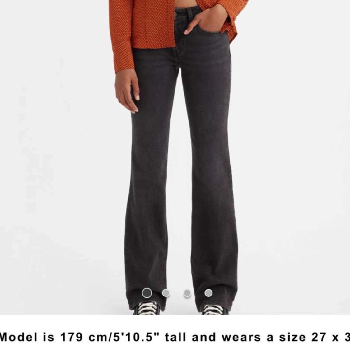 Levi's Superlow Bootcut Jeans Svart