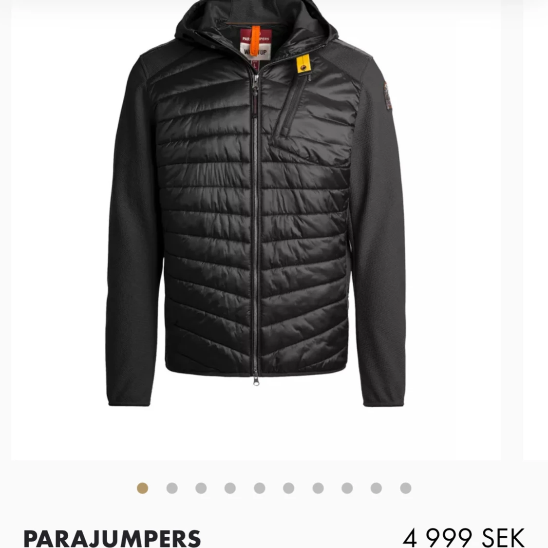 Svart pufferjacka från Parajumpers