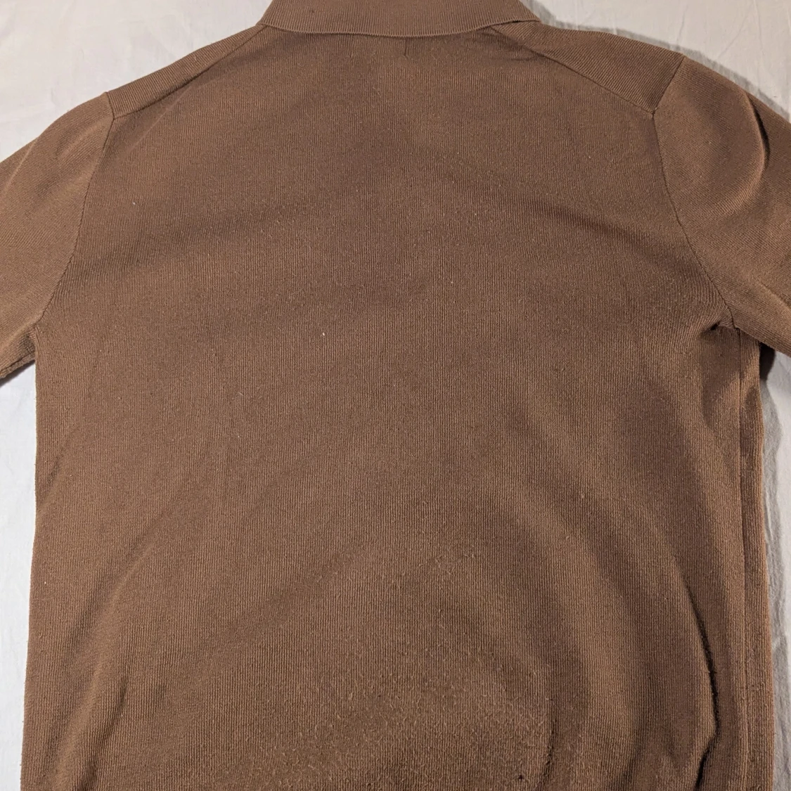 Brun stickad polotröja från H&M - 2