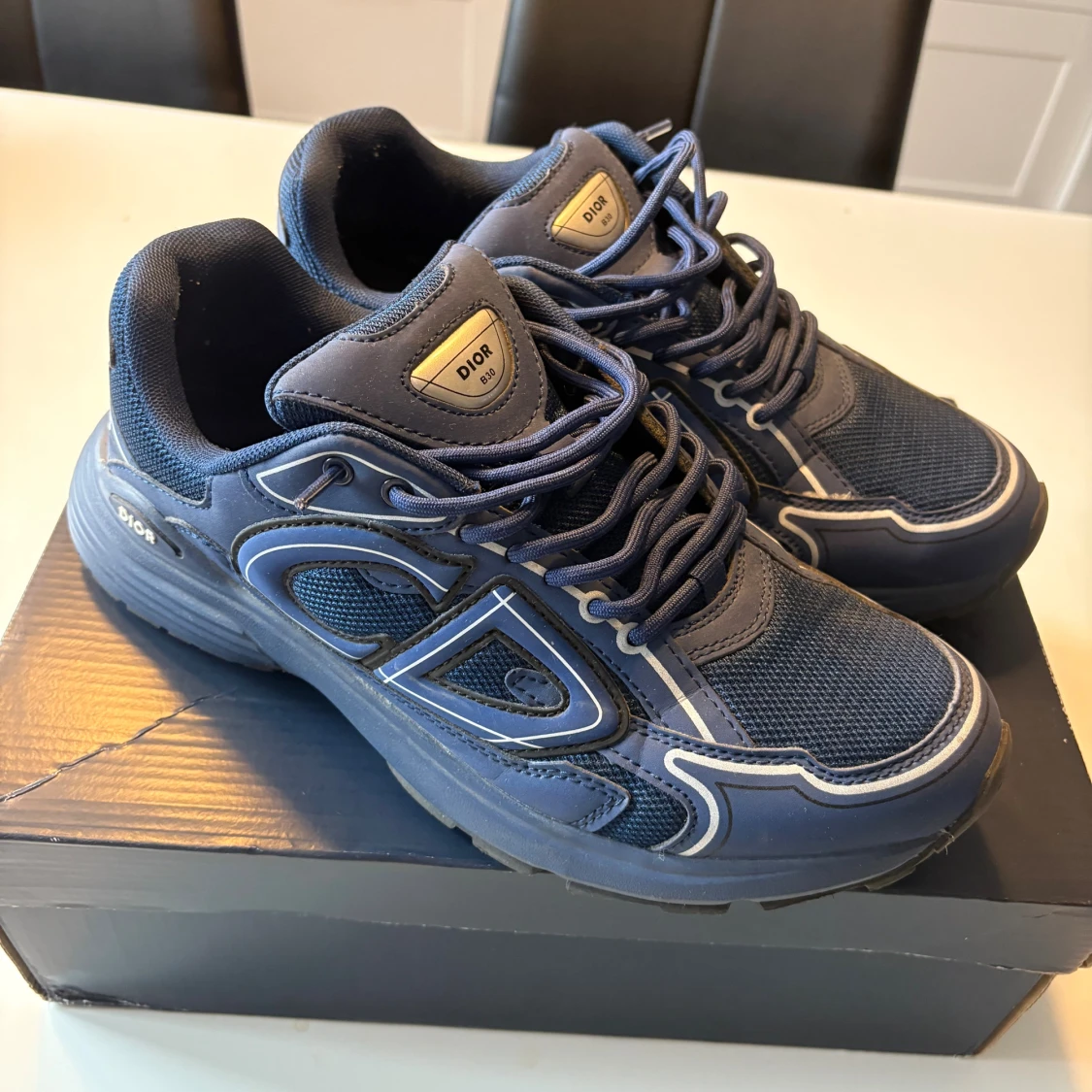 Blå Dior B30 sneakers