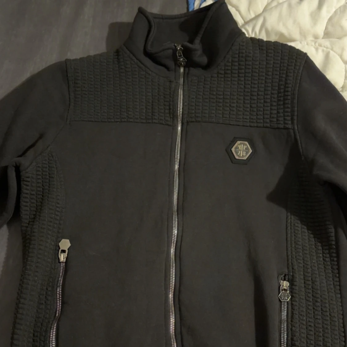 Svart Philipp Plein kofta S/M