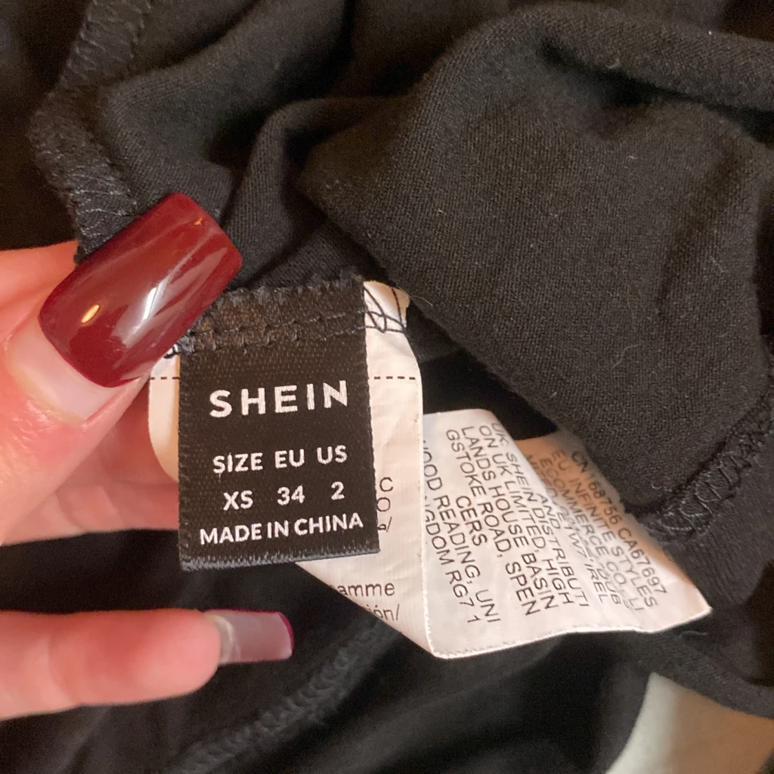 Vit och svart omlottopp från SHEIN XS - 2