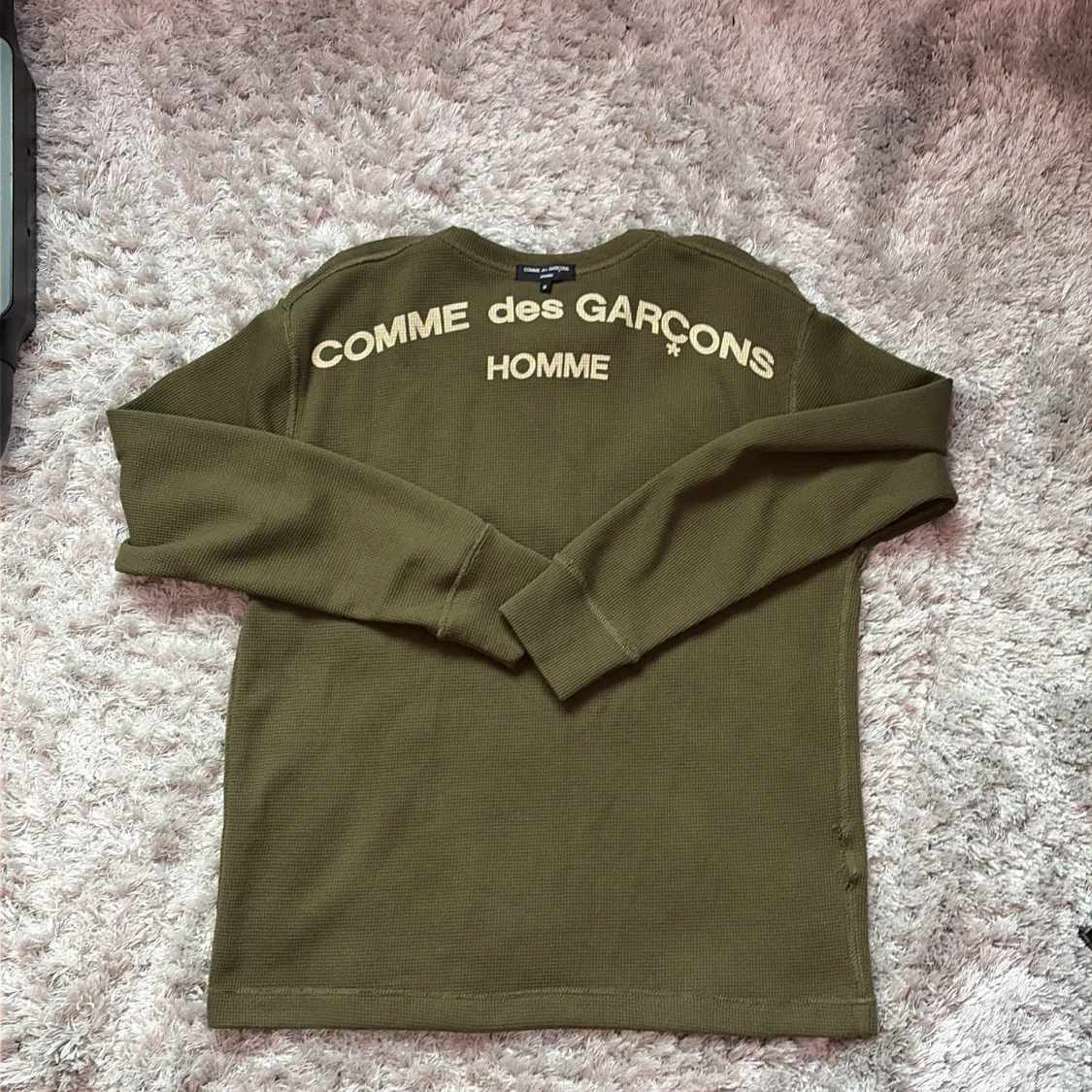  Reversible Olivgrön långärmad tröja Comme des Garçons Homme Storlek M