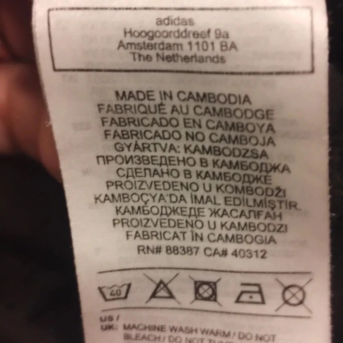 NY Svart Adidas hoodie S - 3