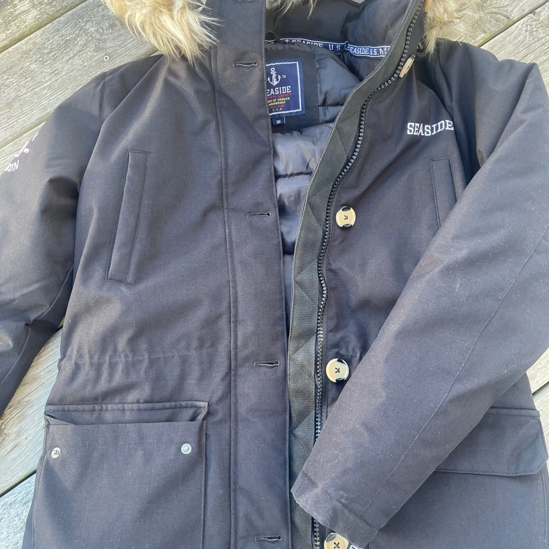 Svart vinterjacka Seaside - 3