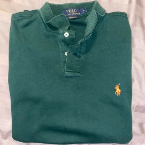 Långärmad Ralph lauren piké  - Säljer denna sjukt snygga långärmade Ralph lauren pikén perfekt för denna höst/vinter. Någon liten fläck men inget som märks🙌