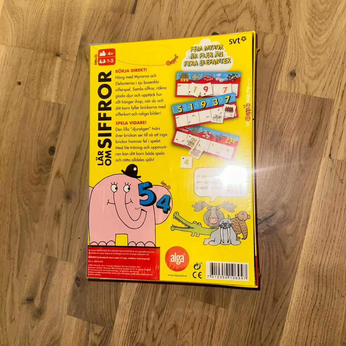 Lär om Siffror - Fem myror är fler än fyra elefanter - 3