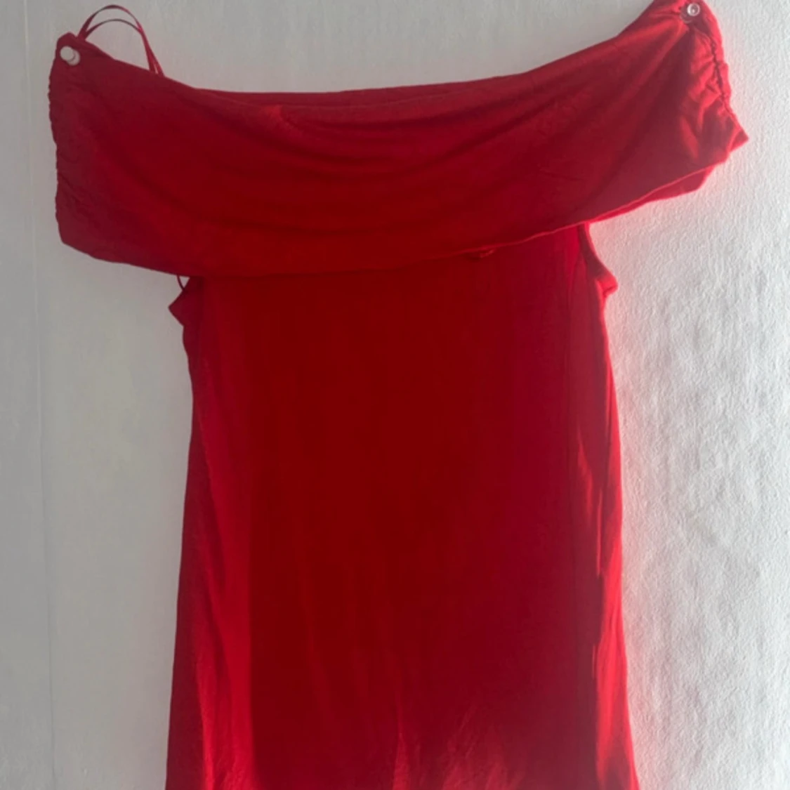 Röd offshoulder tröja Amisu XS - 1