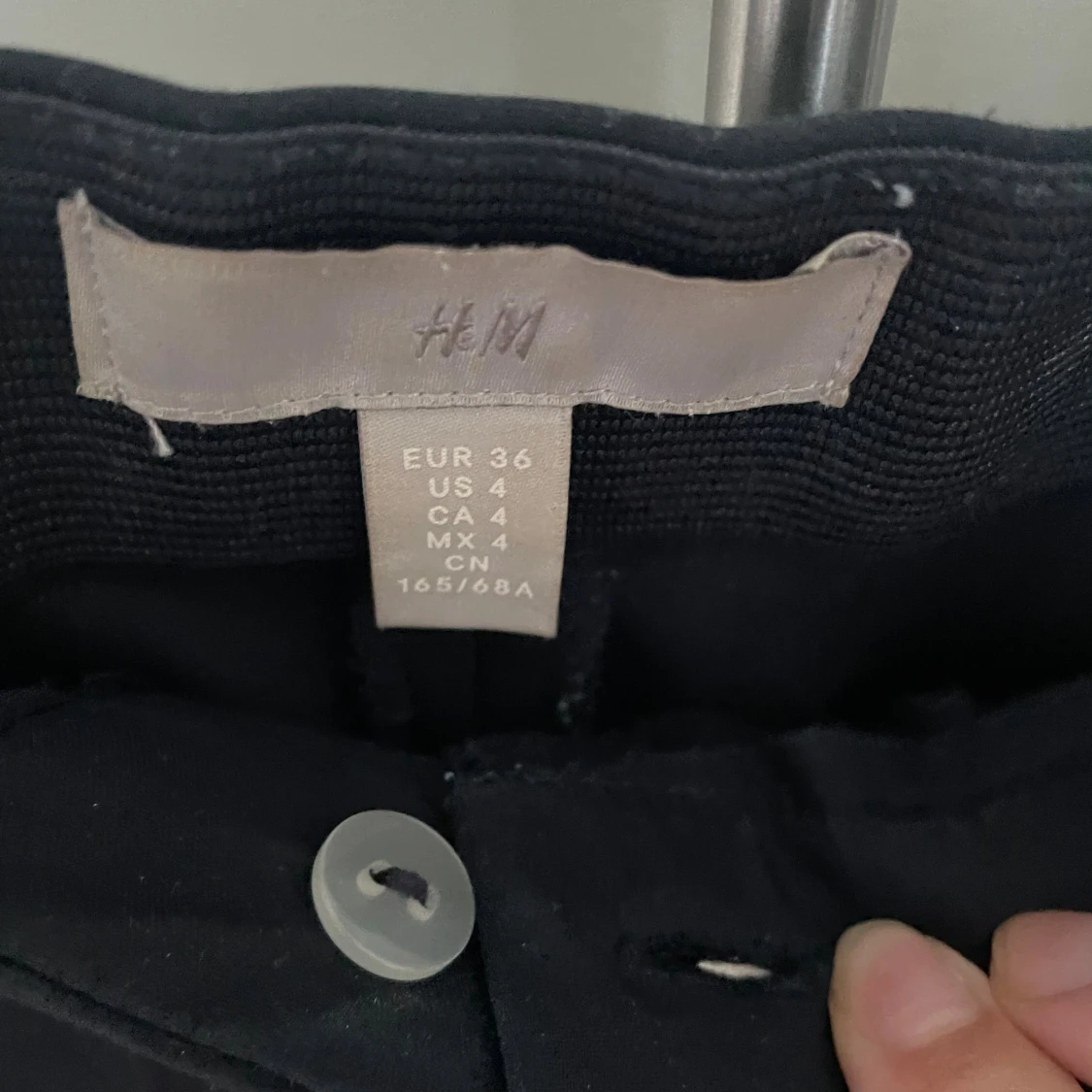 Blåa bootcut kostymbyxor  - 2