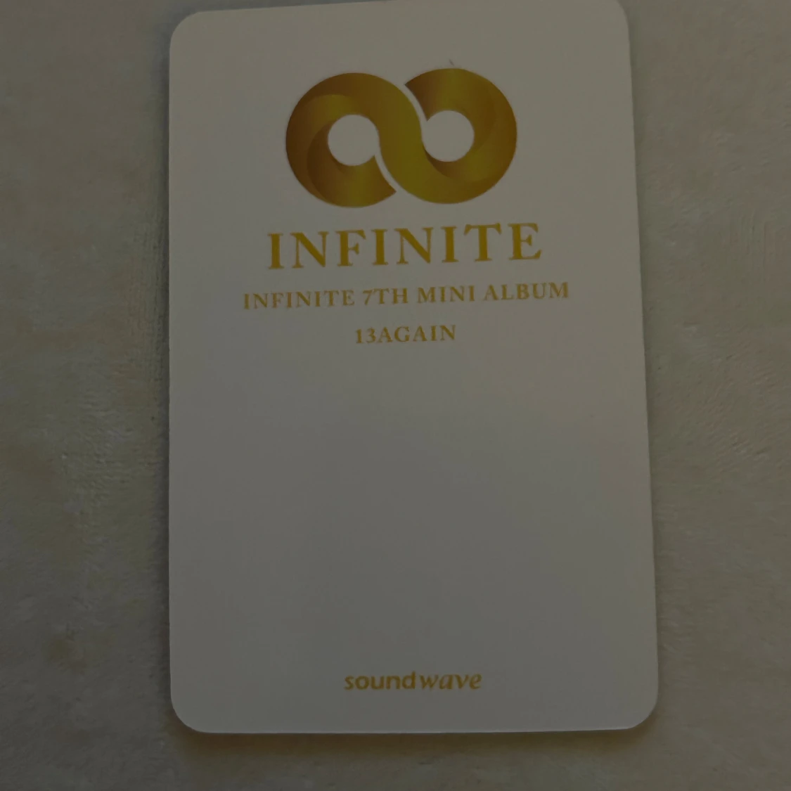 Infinite Dongwoo Soundwave Photocard - 1