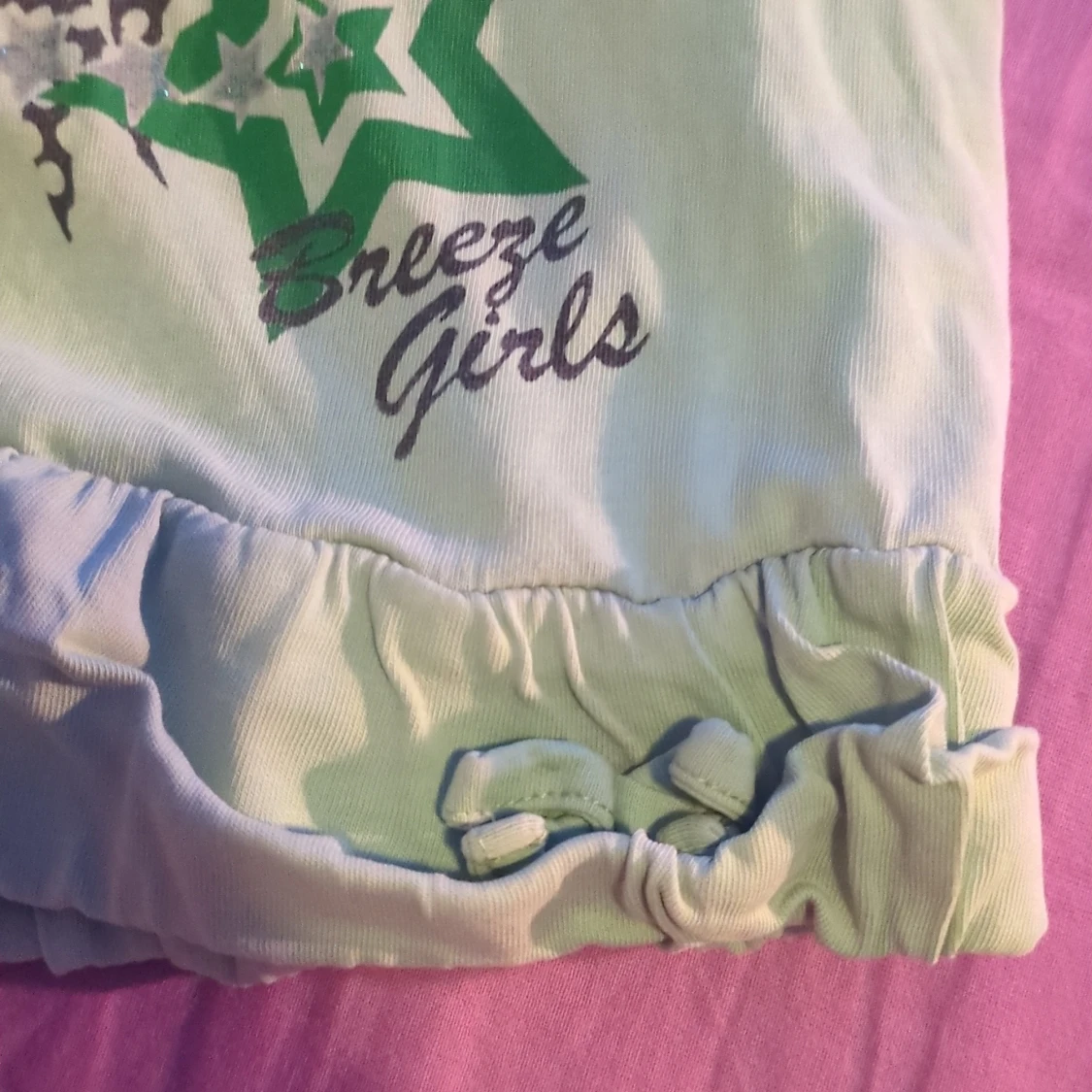 Grön Breeze Girls topp med tryck - 1