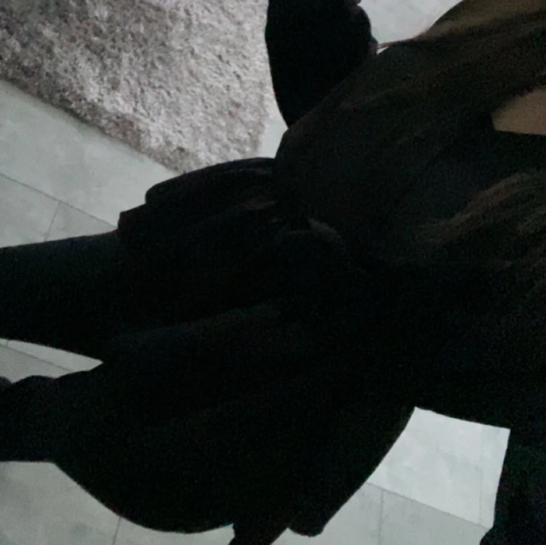 Svart omlottopp med knyt i midjan från missay!! Xs/s! - 2