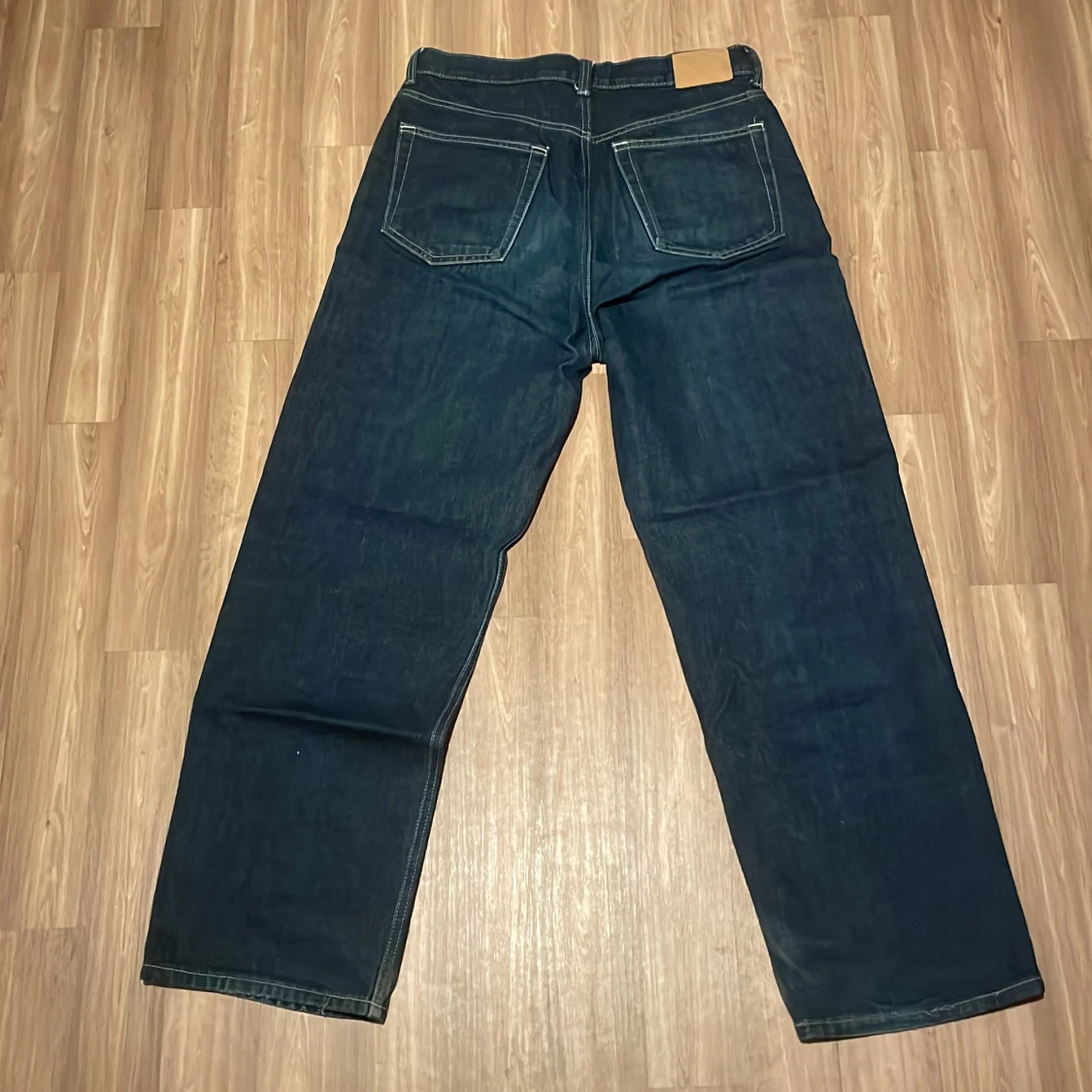 Weekday Galaxy Loose Straight Jeans blå - 1