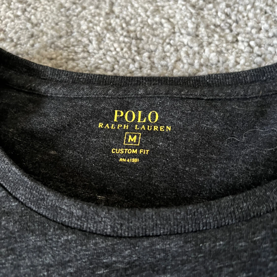 Mörkgrå långärmad tröja Polo Ralph Lauren - 1