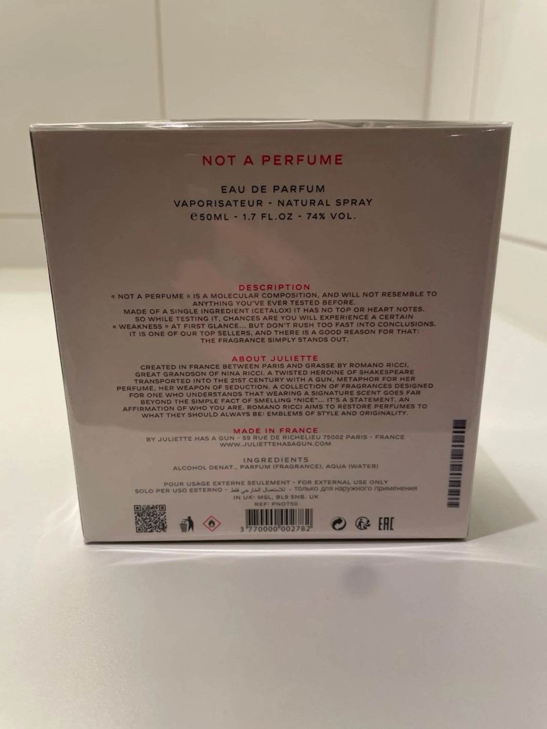 Juliette Has A Gun Not A Perfume - 1