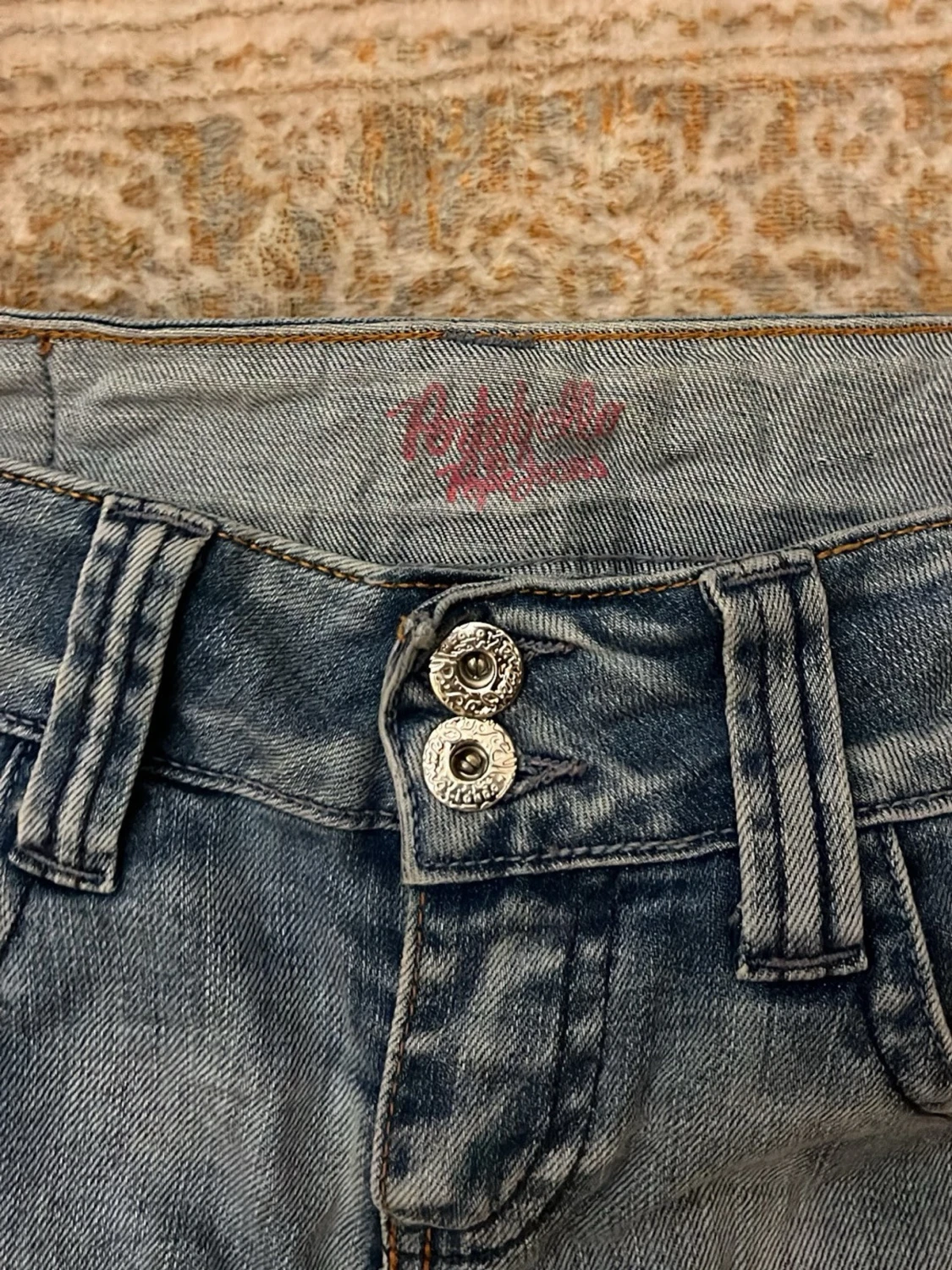 Vintage lågmidjad minikjol - 2