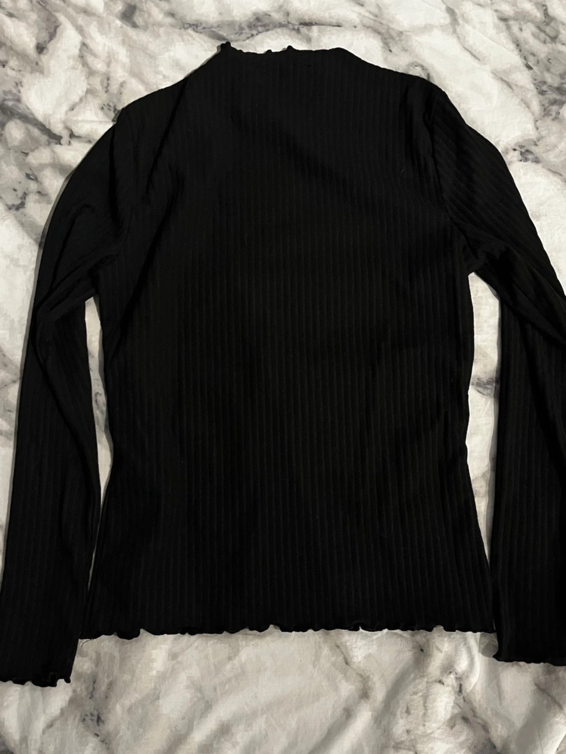 Ribbad långärmad tröja från Only - 3