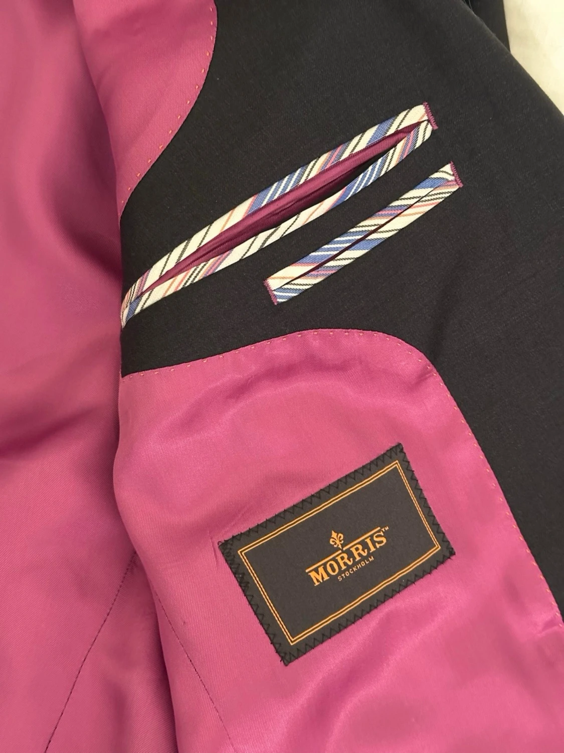 Morris mörkgrå ullkostym strl 46 - 2