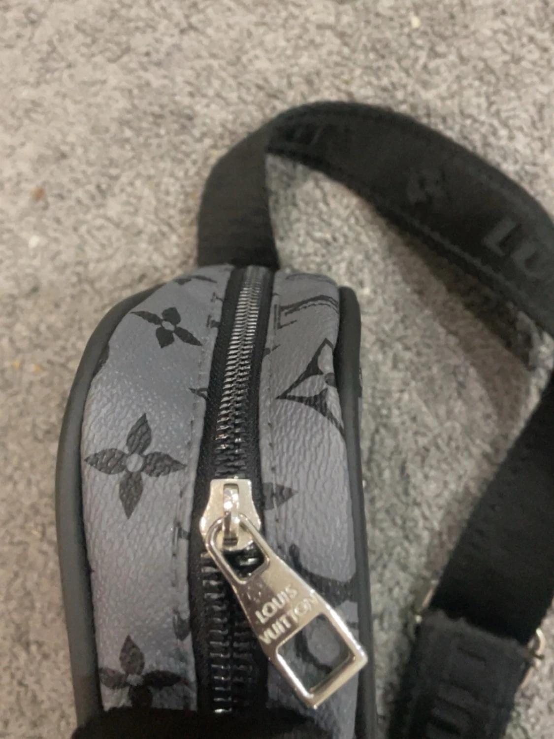  Grå axel väska - 3