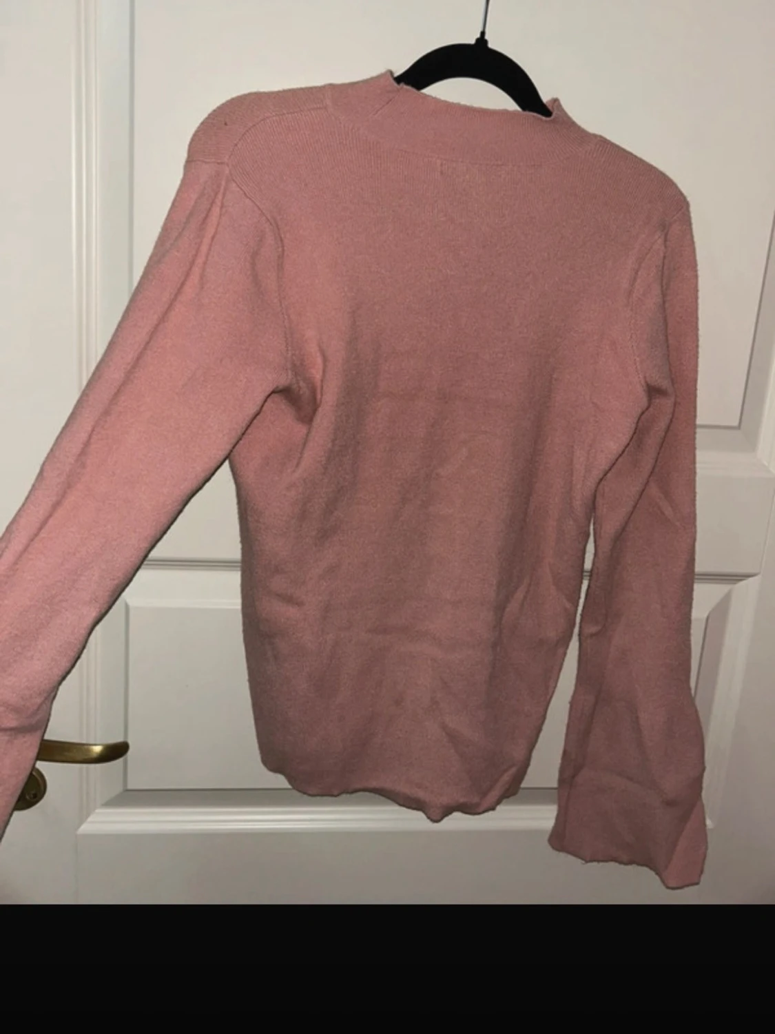 Ljusrosa stickad tröja från Pieces - 3