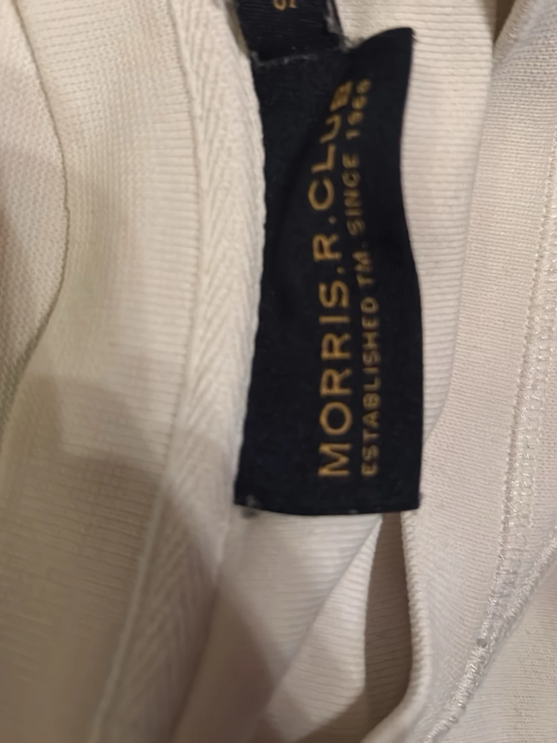 Vit sweatshirt från Morris R Club - 3