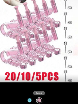 Rosa piercingverktyg för öron - SÖÖÖÖKER!!