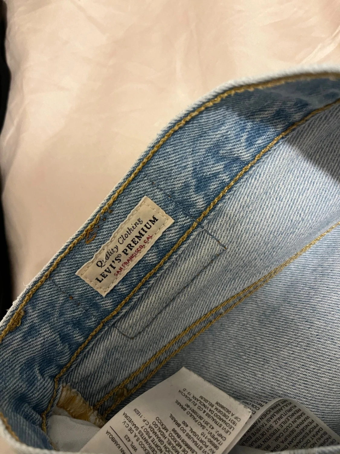 Levi's 501 ljusblå jeansshorts - 3