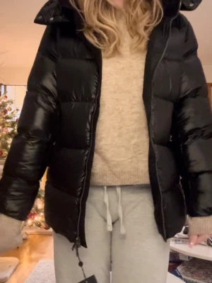 Massimo Dutti vinterjacka - Säljer denna supersnygga trendiga svarta pufferjackan från Massimo Dutti som är helt slutsåld! Jackan är i storlek S och inte använd. Kontakta privat om du är intresserad och/eller vill veta mer!