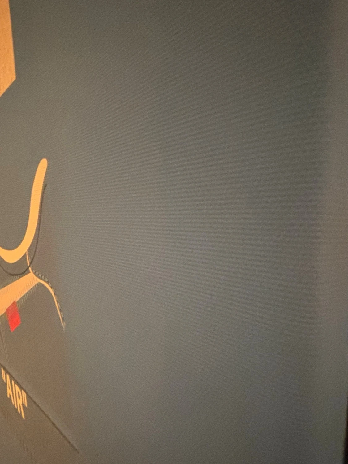 Blå poster Off-White x Nike Air Force 1 - 4