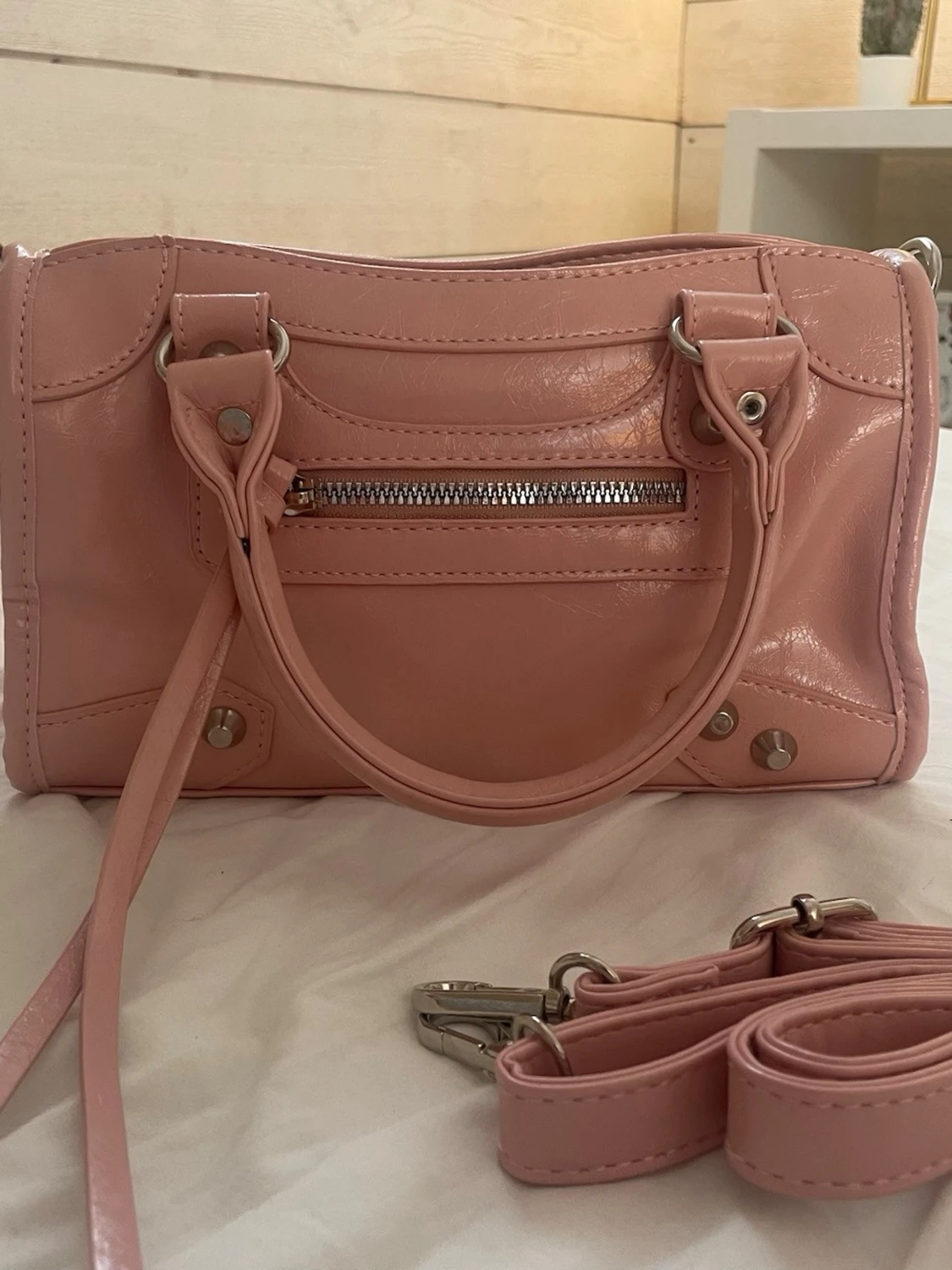 Handväska rosa - 2