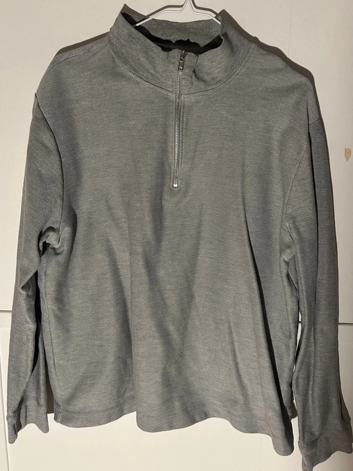 Grå half zip tröja från Topman