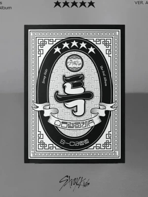 STRAY KIDS - 5-star (A edition) - Straykids album med allt inkluderat i perfekt kondition förutom poster och mini-poster med några få skador. 🖤🔥