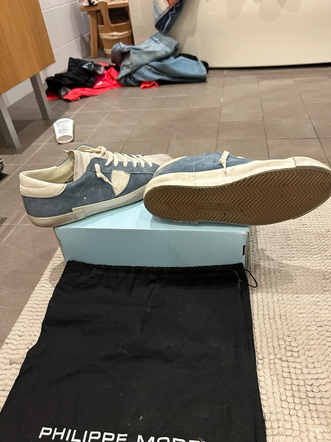 Philippe Model blå sneakers, strl 42 - 3