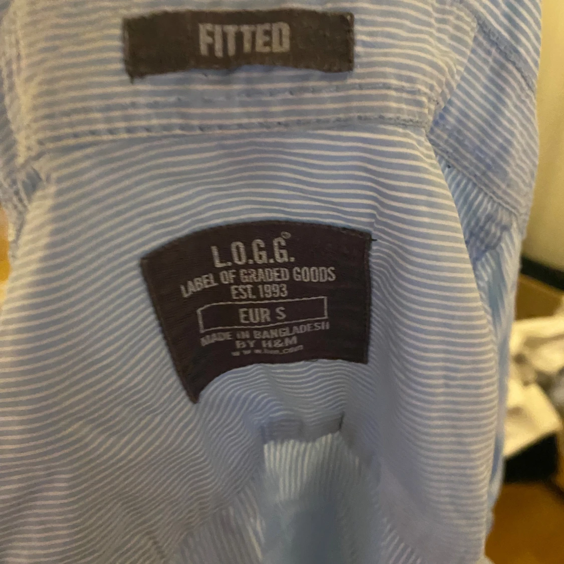 Blåvit randig skjorta från L.O.G.G. - 3