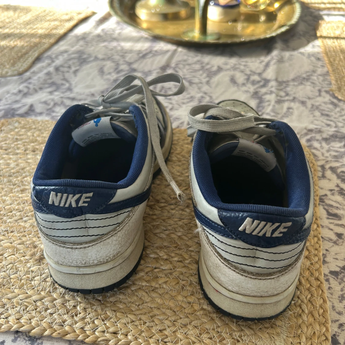 Nike Dunk Low Brooklyn Nets blå/vit - 2