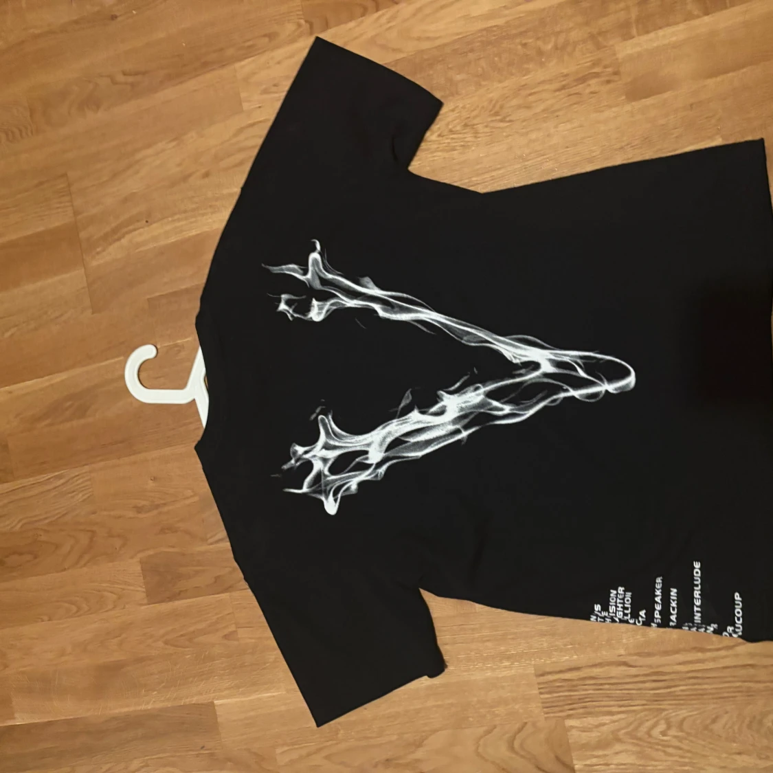 Pop Smoke svart t-shirt med tryck - 1