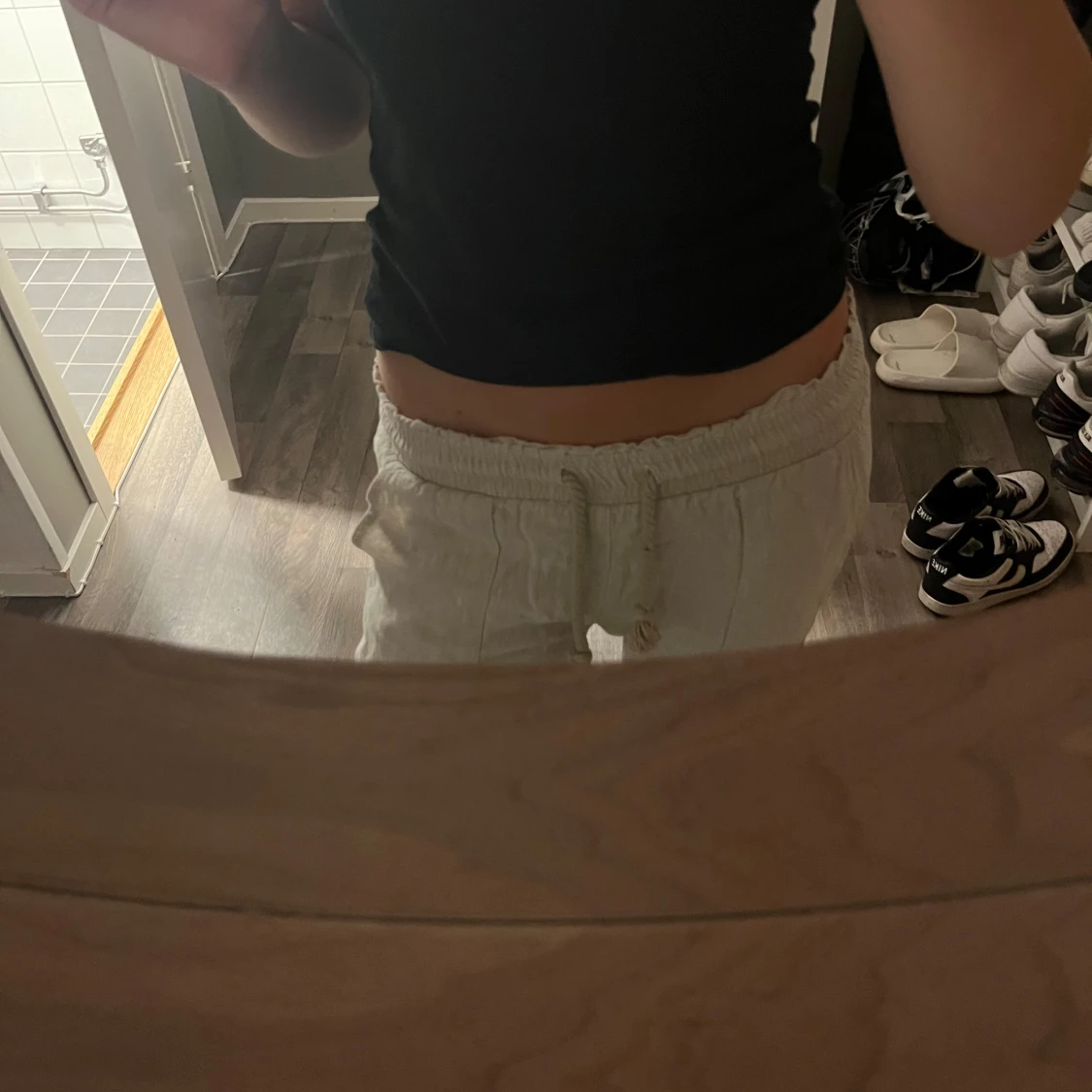 Beiga linnebyxor från Skagen, S - 3