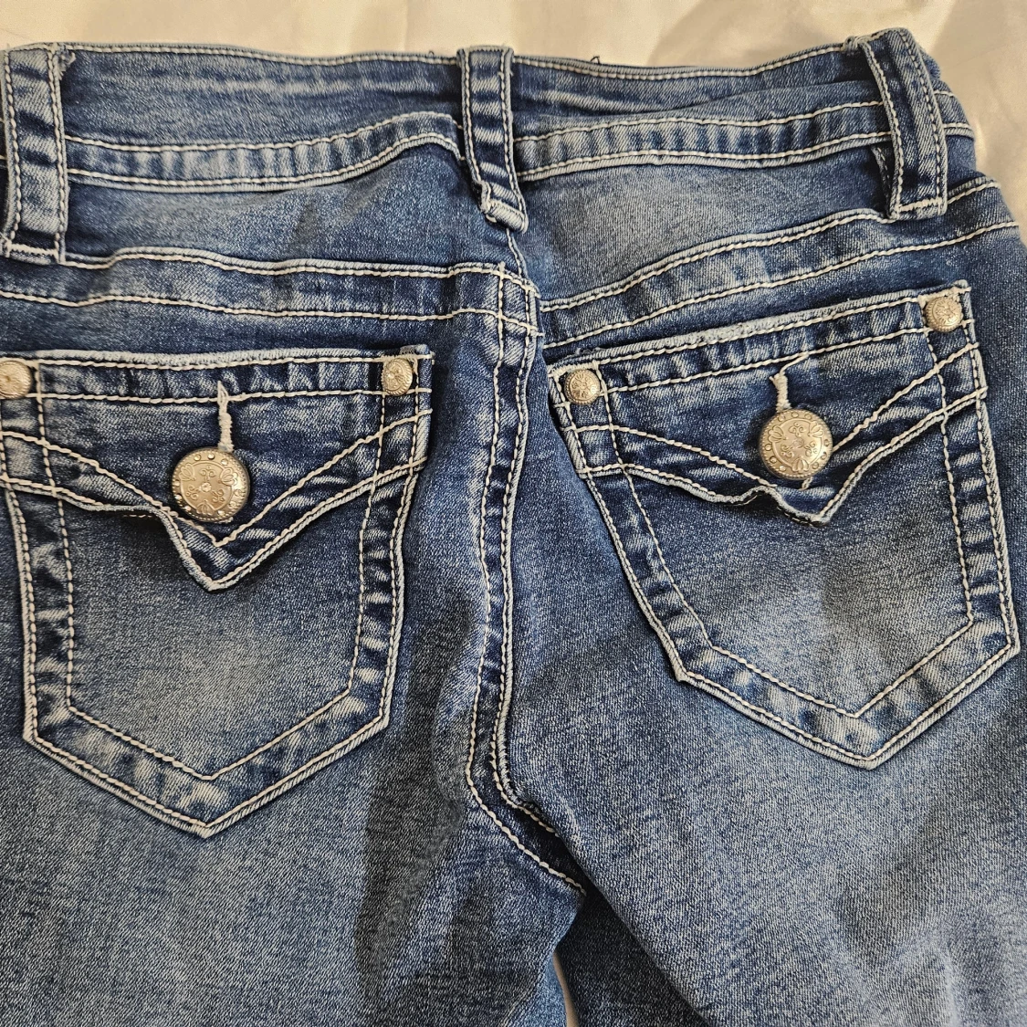 Blå bootcut jeans Fire & Rain - 2