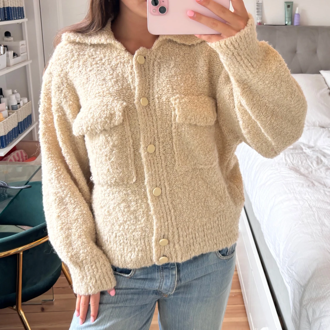 Stickad tröja!  - 1