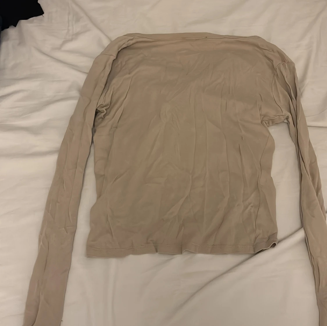 Beige långärmad topp från Zara - 1
