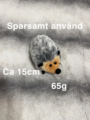 Gossedjur igelkott - Sparsamt använd. Ca 15cm från nos till ”rumpa”. 