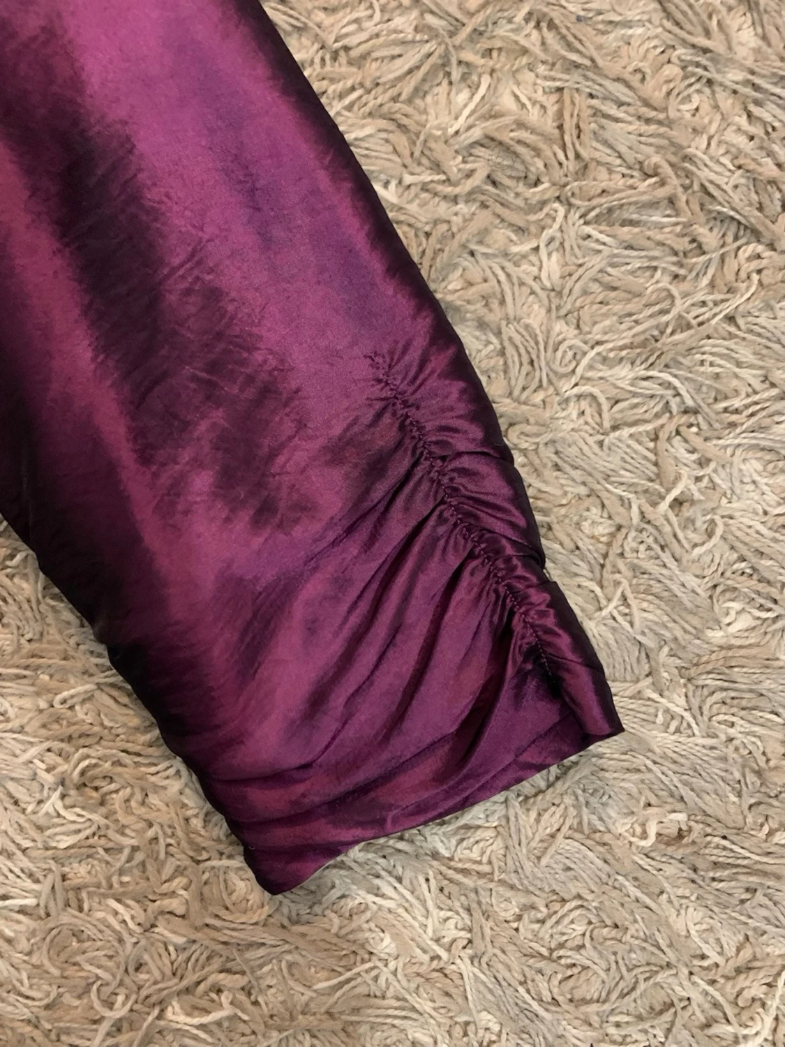 Lila långklänning med matchande kavaj - 4